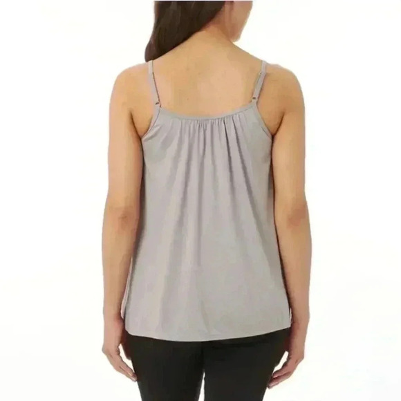 New! 32 Degrees Cool Cami Tank Small Black Grey Built In Bra  | 2 pack - Picture 7 of 13